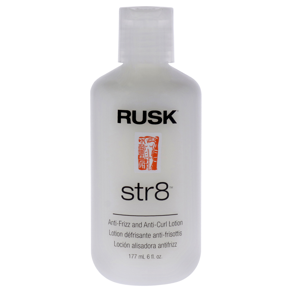 Str8 Anti-Frizz and Anti-Curl Lotion by Rusk for Unisex 6 oz Lotion